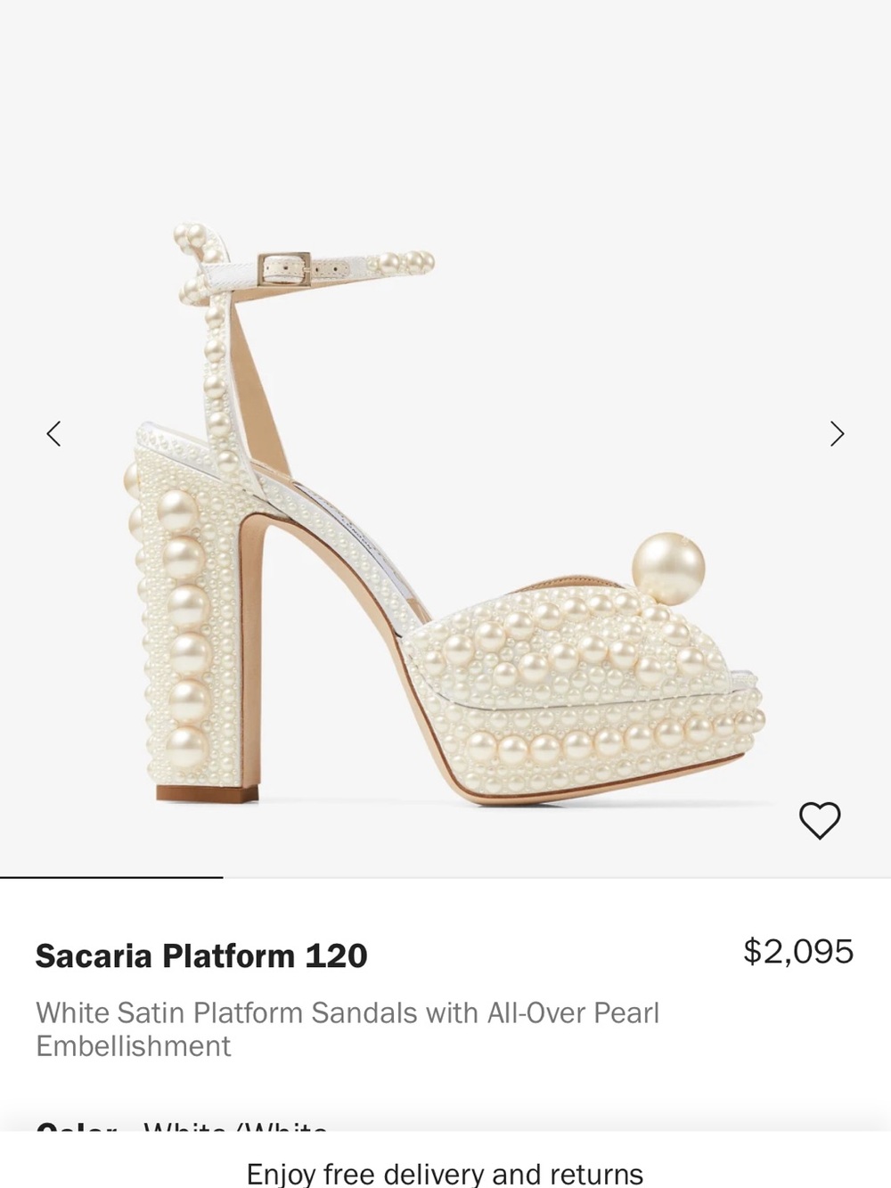 Jimmy Choo Sacaria 120 Platform Heels (37) - Picture 3 of 11